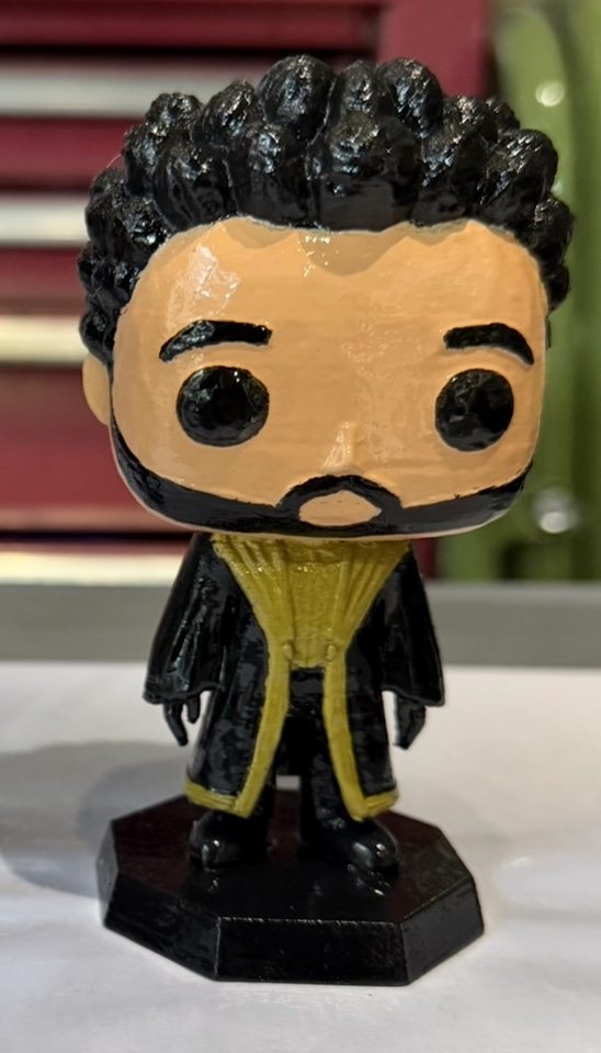 Black and Gold Mini Figure